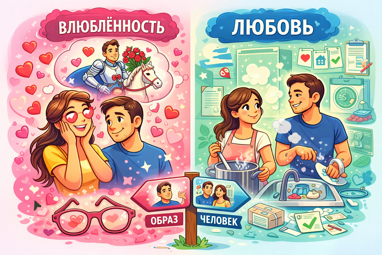 Влюблённость vs любовь: почему “искры” — это ещё не “навсегда”, и как не перепутать человека с образом из головы