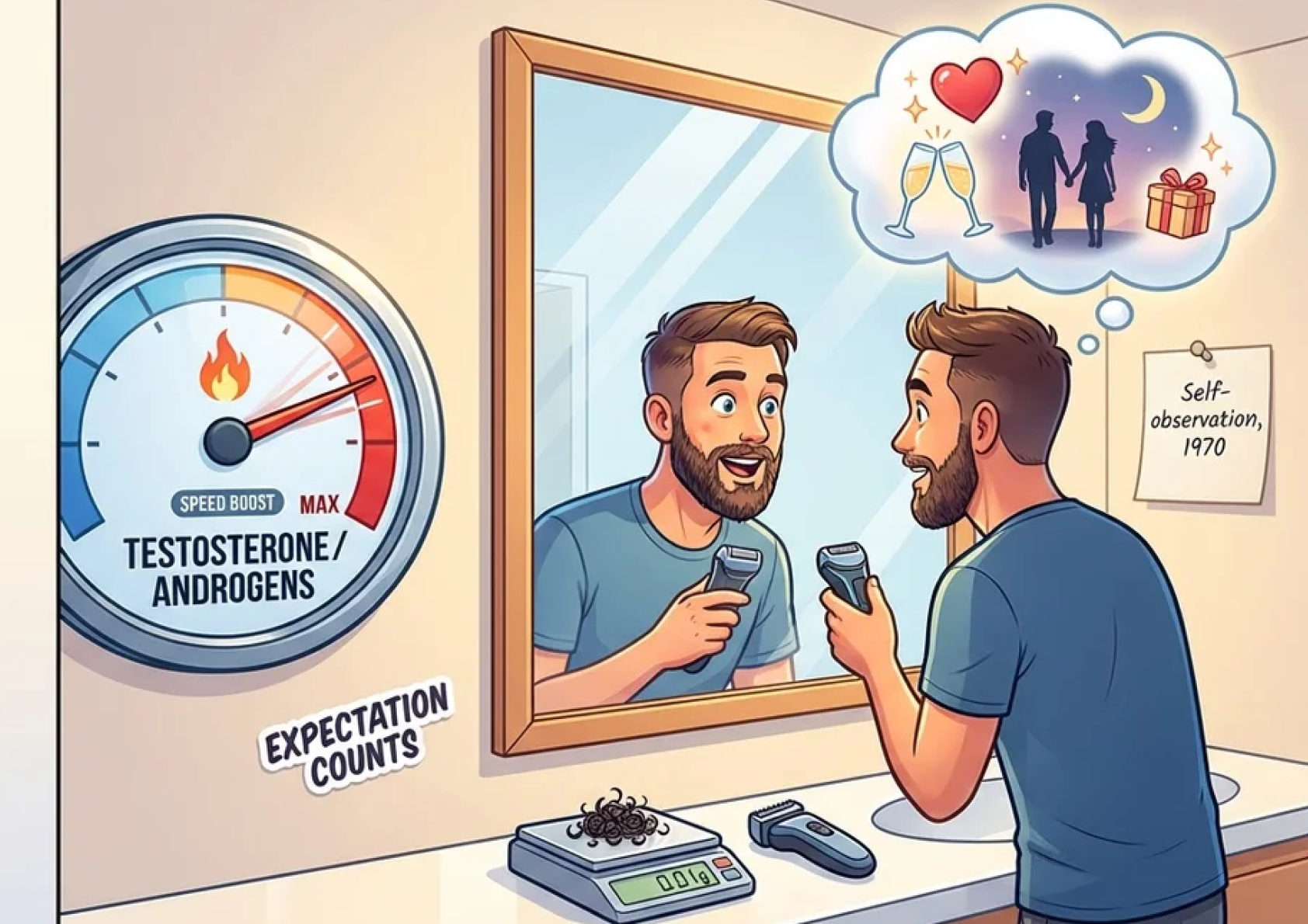 Секс (и даже мысли о нём) ускоряют рост бороды? История одного самоисследования, гормоны и как это использовать без фанатизма