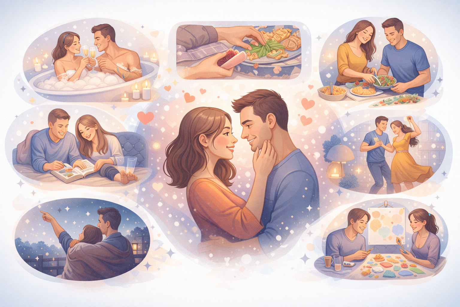 Как разнообразить вечер вдвоем: 10 нескучных идей для пар