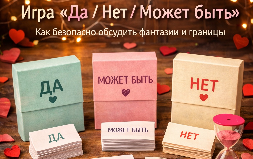 Игра “да/нет/может быть” (с листом/карточками)